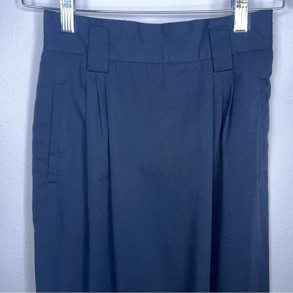 XS VINTAGE UNION MADE MIDI SKIRT BLACK RETRO FUNDAMENTAL THINGS - Picture 3 of 10